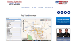 Desktop Screenshot of desertpremierrealty.com